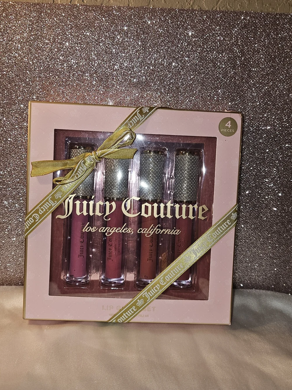 Juicy Couture Lip Gloss Quartet in Pink and Rose Tones